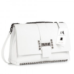 Geanta dama de umar din piele naturala DiAmanti Alessandria Alba